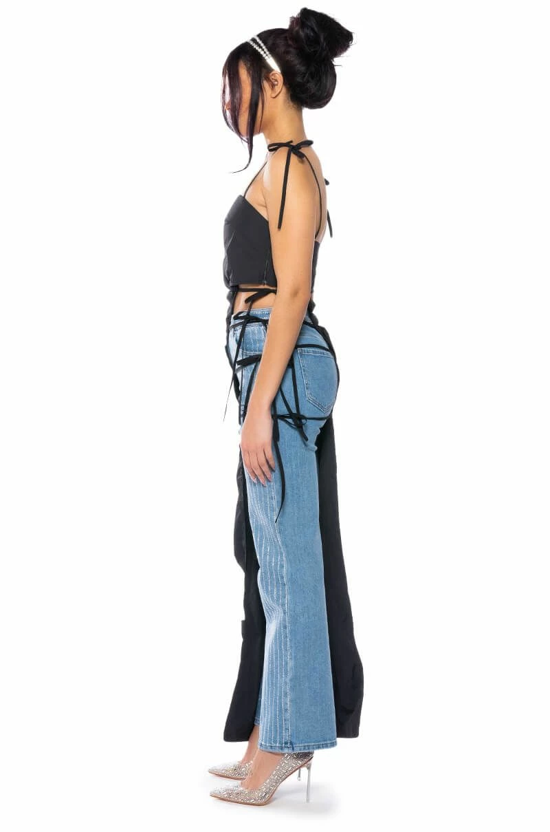 ASH TIE DETAIL SLEEVELESS MAXI TOP - Image 5