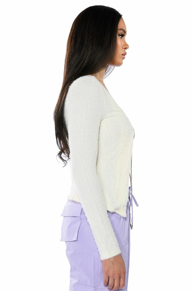 DATE NIGHT TIE FRONT KNIT CARDIGAN - Image 5