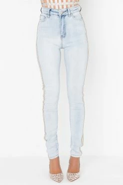 FLEX FIT EXTREME STRETCH HIGH WAIST PEARL SKINNY JEANS