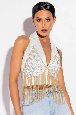 FANTASY DRIP LINK BRA BODY CHAIN