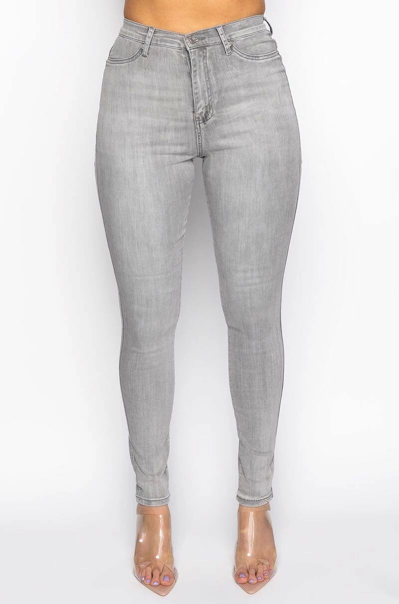 FLEX-FIT HIGH WAISTED SUPER STRETCHY SKINNY JEANS - Image 4