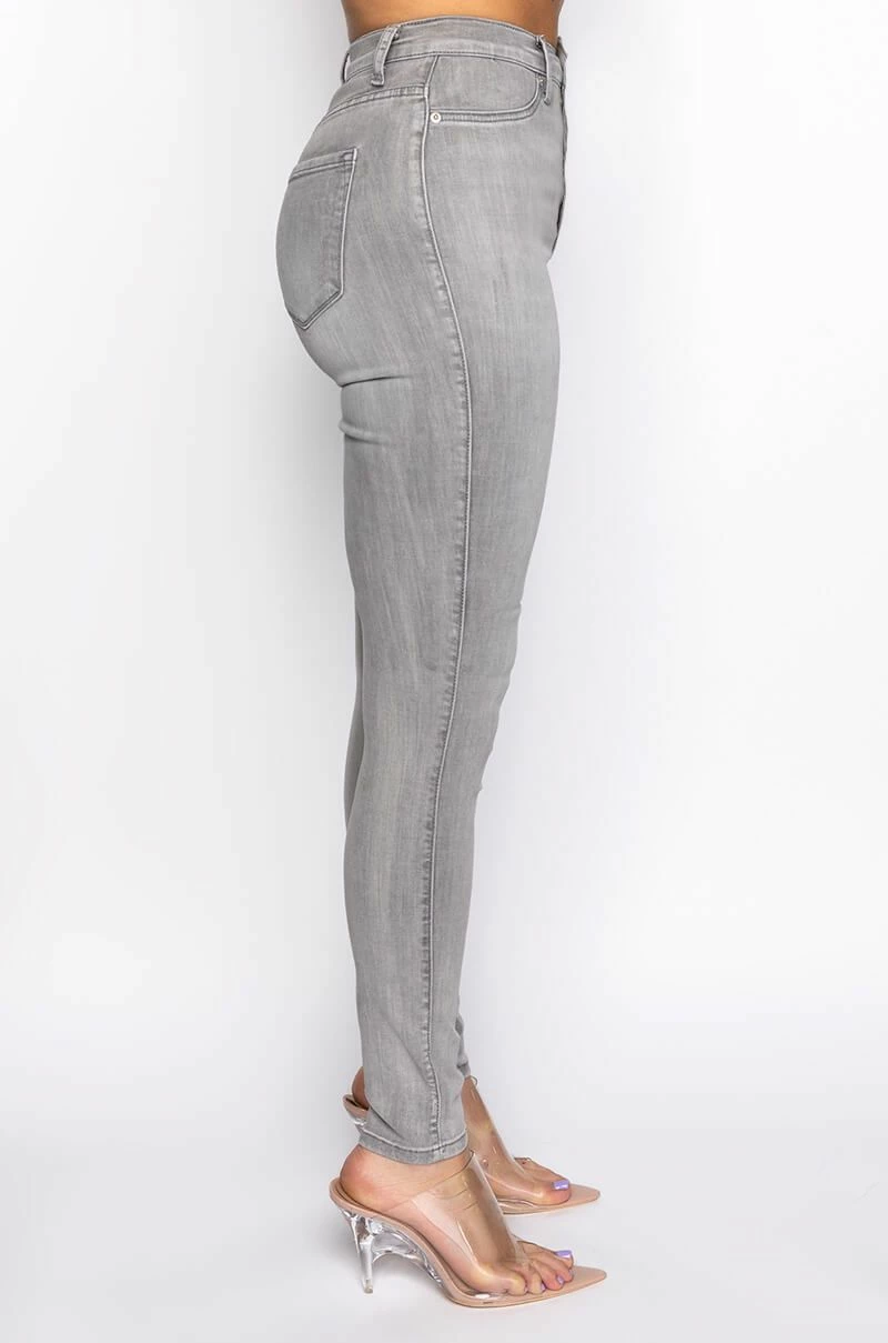 FLEX-FIT HIGH WAISTED SUPER STRETCHY SKINNY JEANS - Image 5