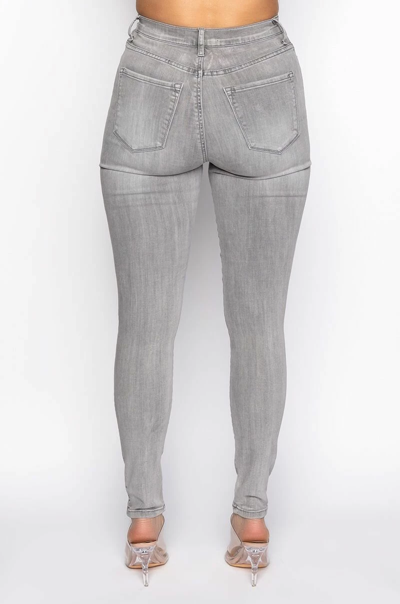 FLEX-FIT HIGH WAISTED SUPER STRETCHY SKINNY JEANS - Image 6