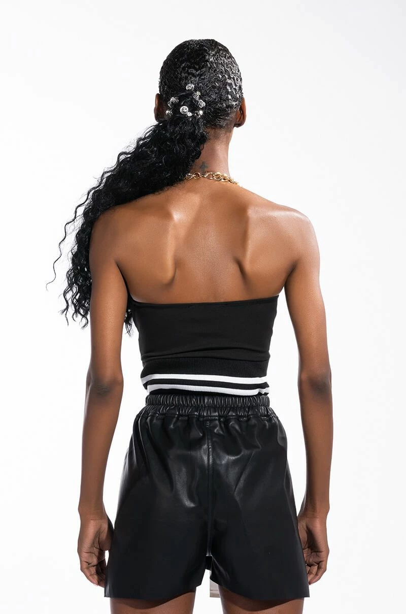 GAME TIME RHINESTONE STRAP BODYSUIT - Image 5