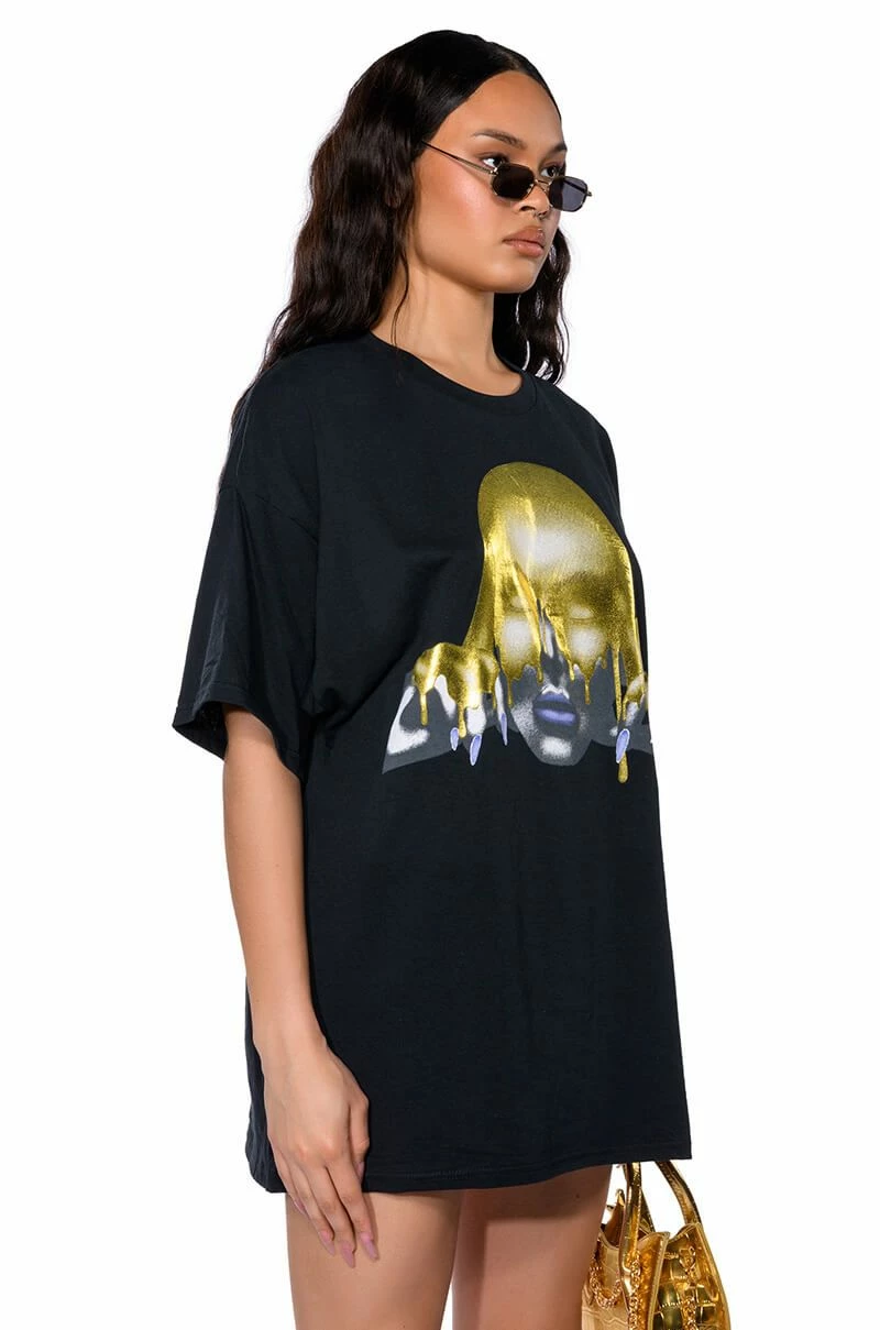GOLD FOIL GRAPHIC TEE - Image 2