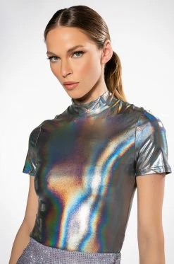 HOLO SHORT SLEEVE BODYSUIT