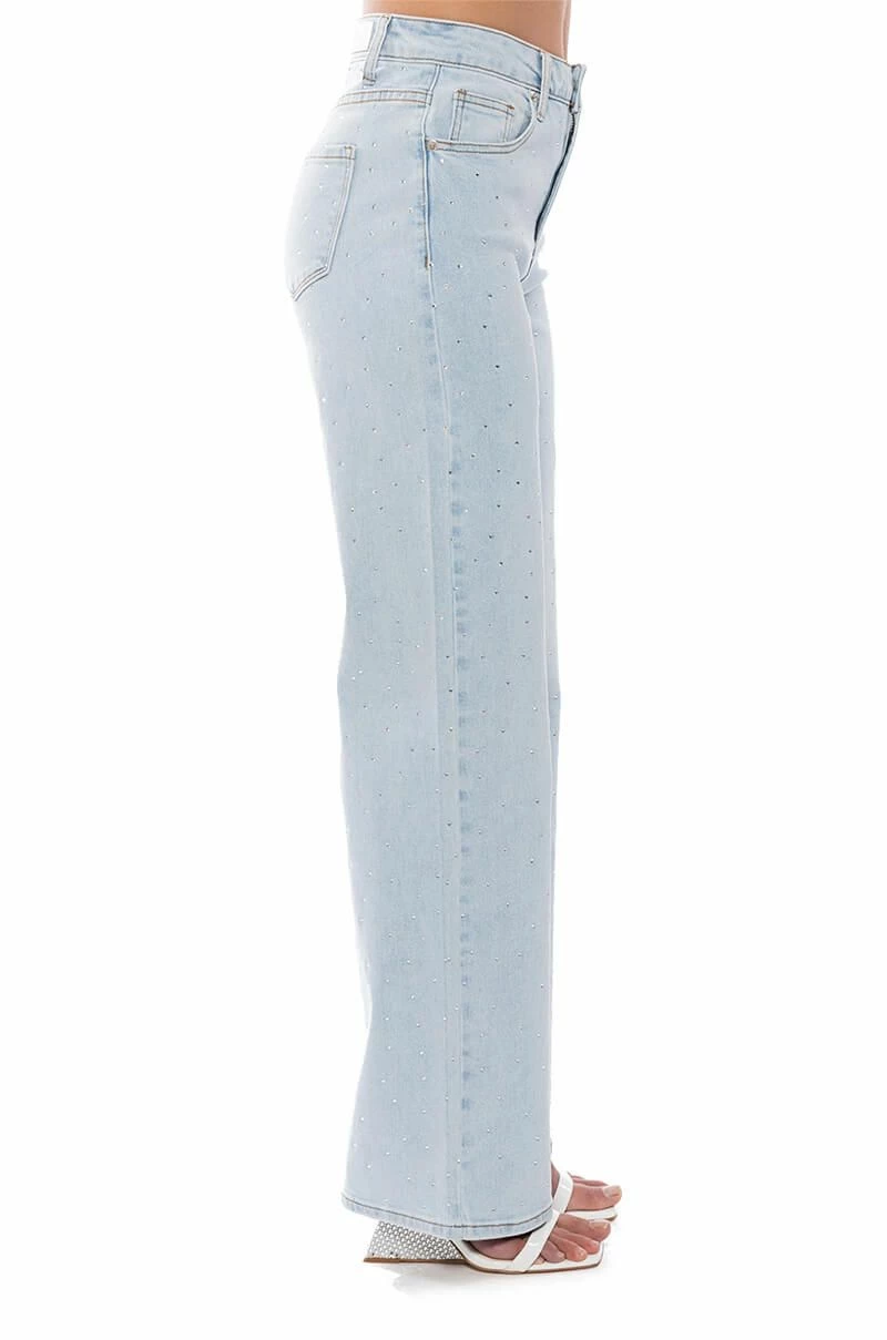 JILLIAN EMBELLISHED WIDE LEG JEANS - Image 5