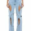 JUMP AROUND CUTOUT RELAXED FIT JEANS