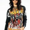 KISS SPLATTER LONG SLEEVE BAND TEE