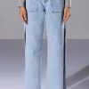 LASTING LOVER HIGH RISE SIDE SLIT JEANS
