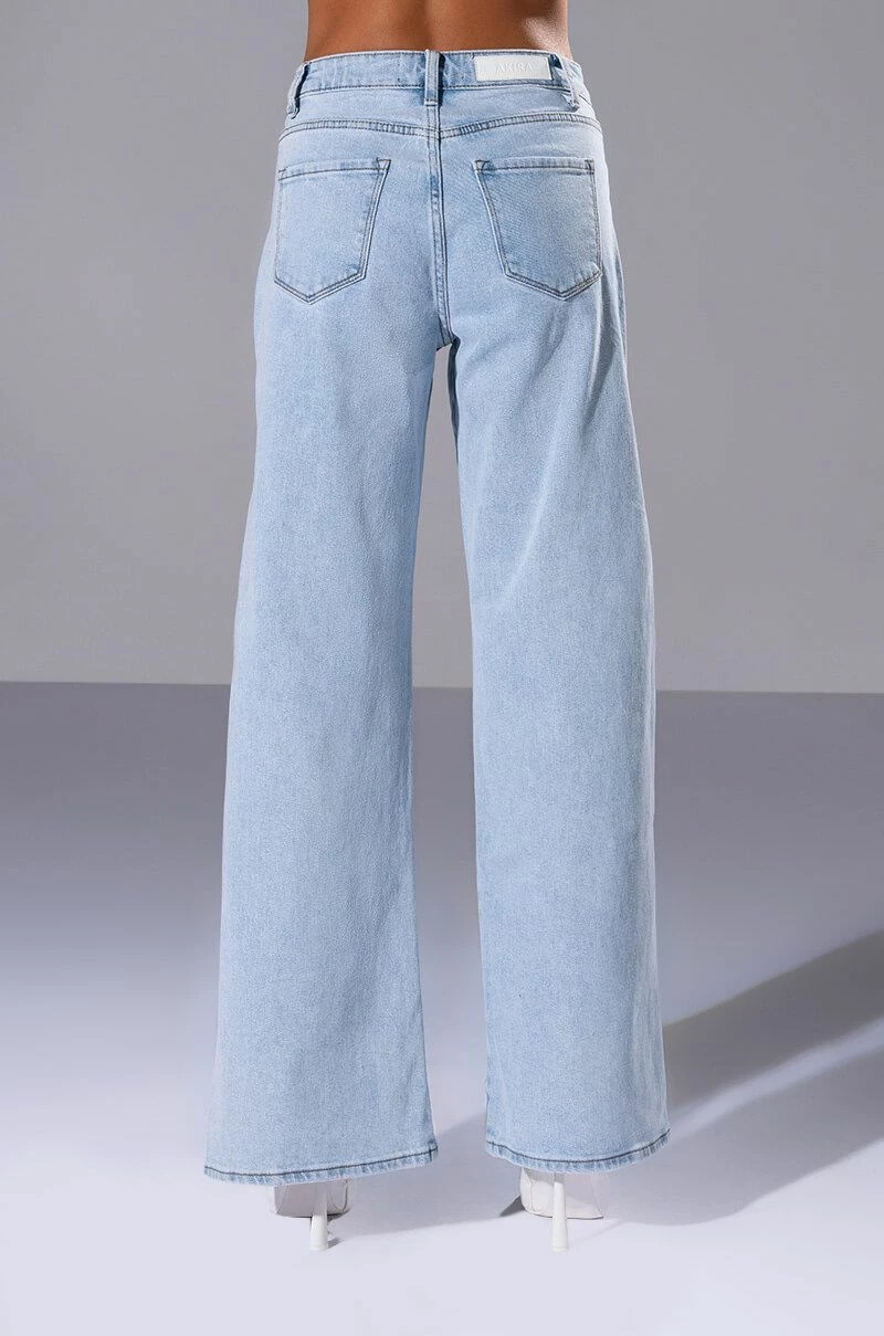 LASTING LOVER HIGH RISE SIDE SLIT JEANS - Image 7