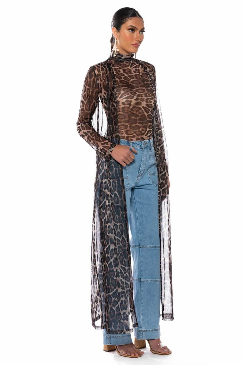 LEO SLEEVELESS MESH BODYSUIT - Image 6