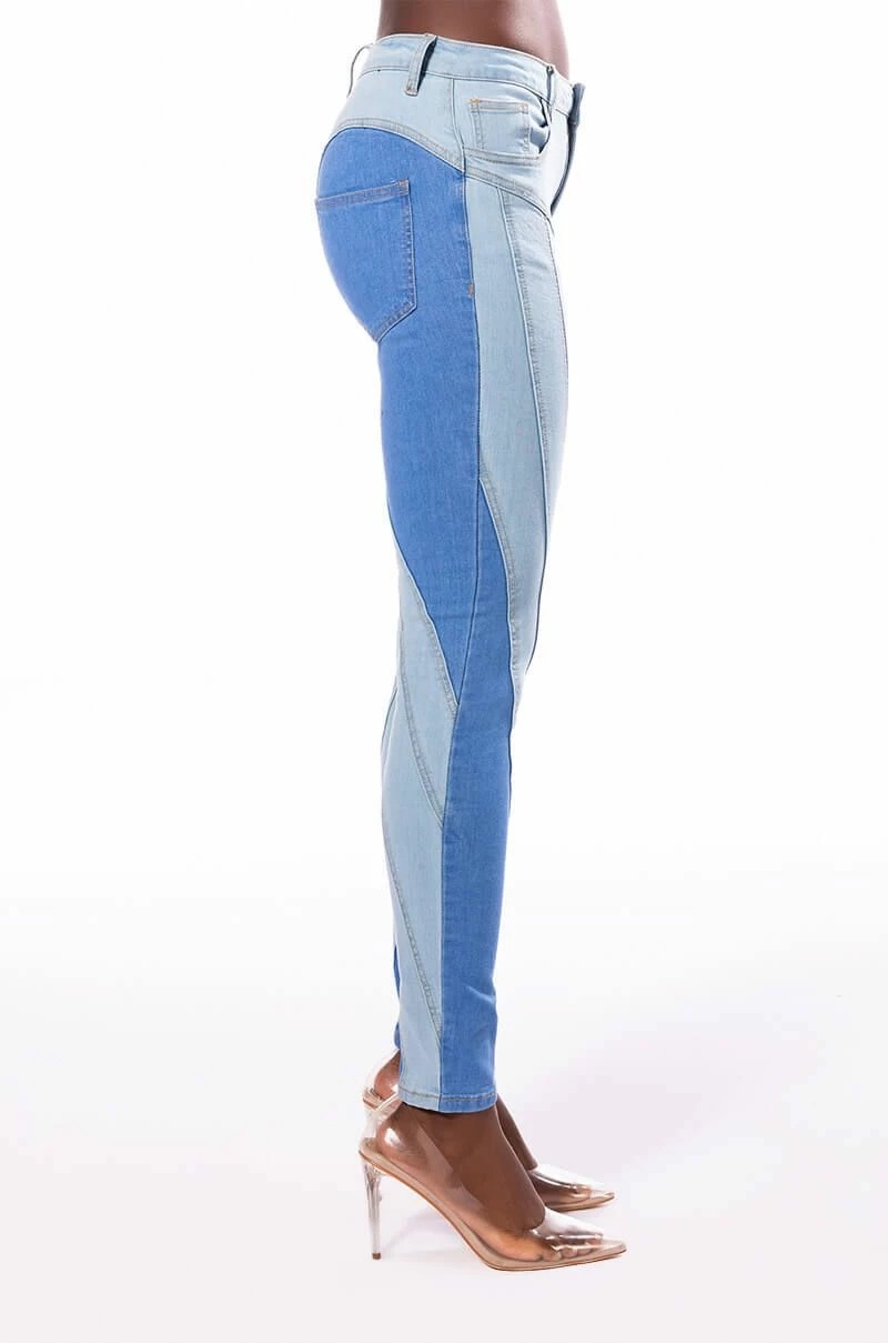 MAKE YOUR MOVE LOW RISE SKINNY JEANS - Image 4