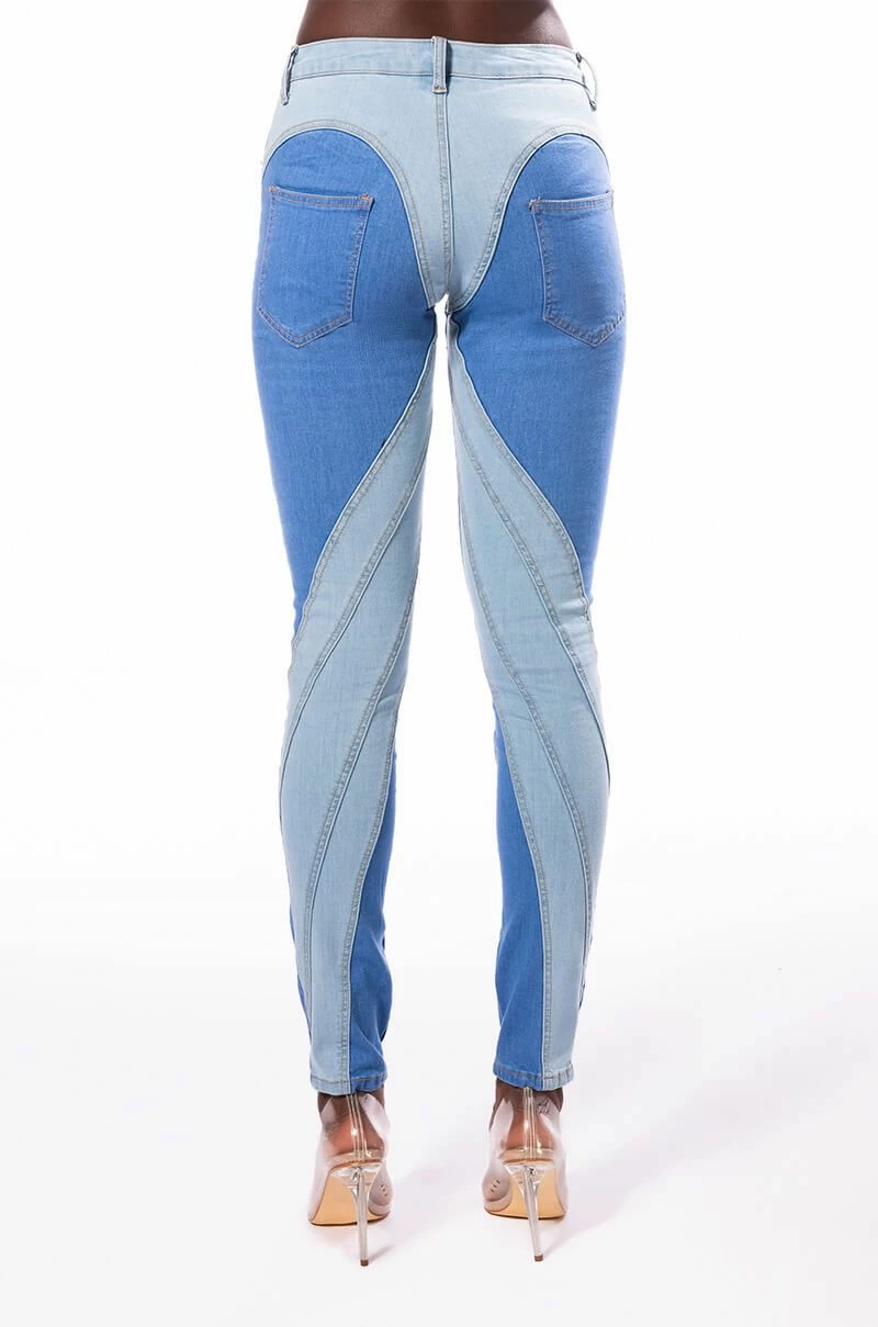 MAKE YOUR MOVE LOW RISE SKINNY JEANS - Image 5