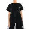 NOT IN THE MOOD OVERSIZED HIGH LOW SHORT SLEEVE TSHIRT