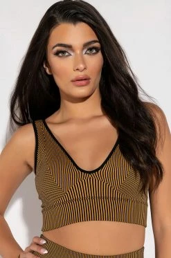 PAXTON GREEN LIGHT V NECK BRALETTE