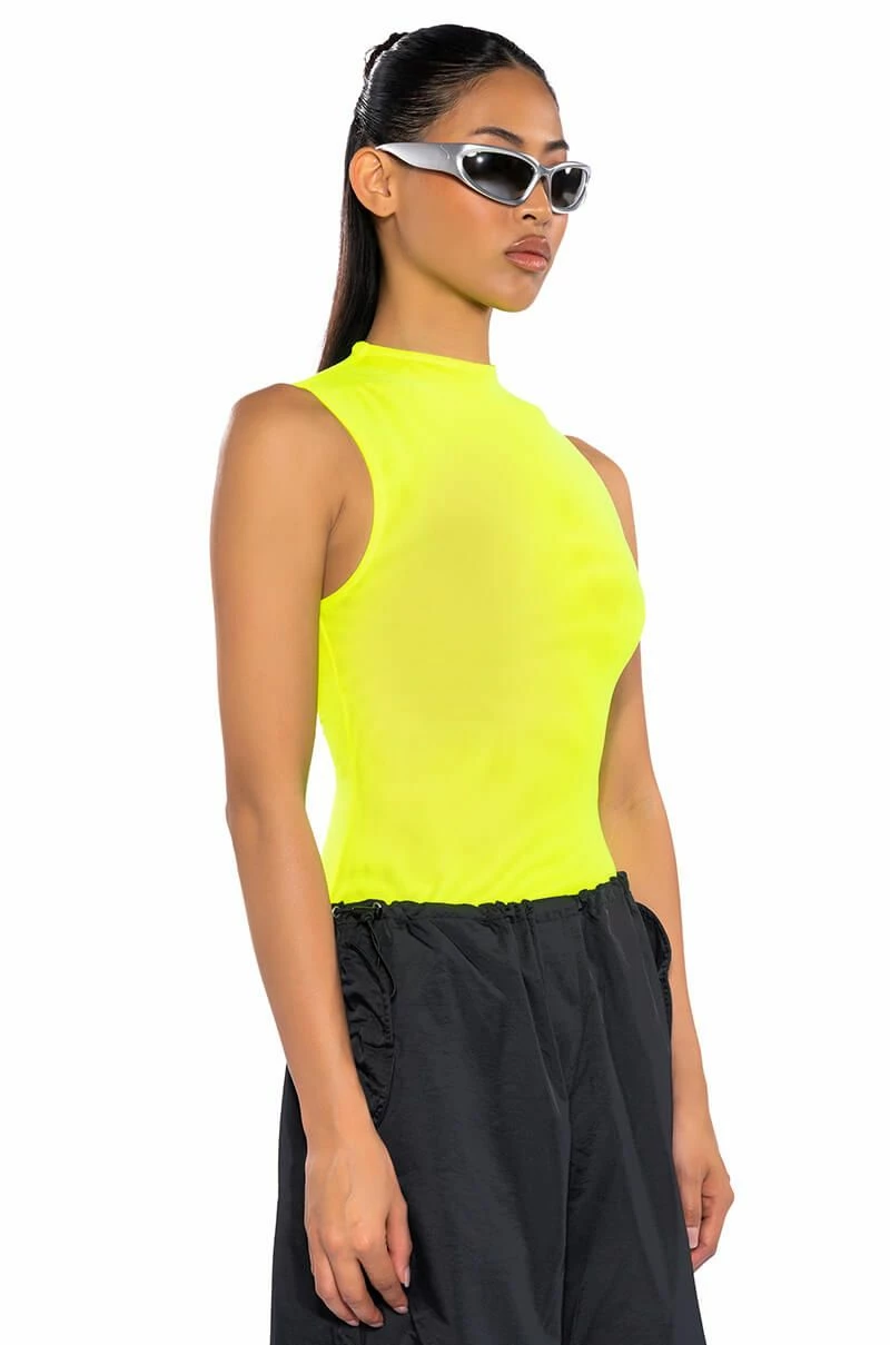 PAXTON SLEEVELESS MESH BODYSUIT - Image 2
