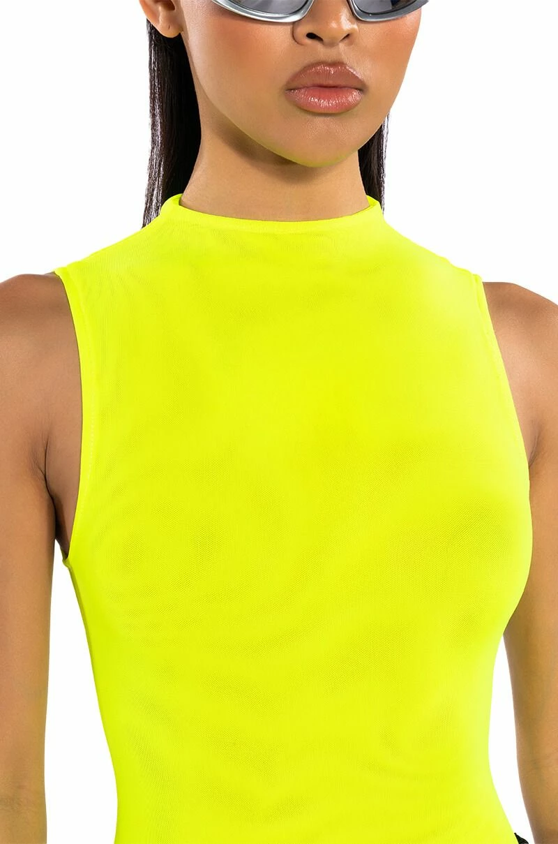 PAXTON SLEEVELESS MESH BODYSUIT - Image 7