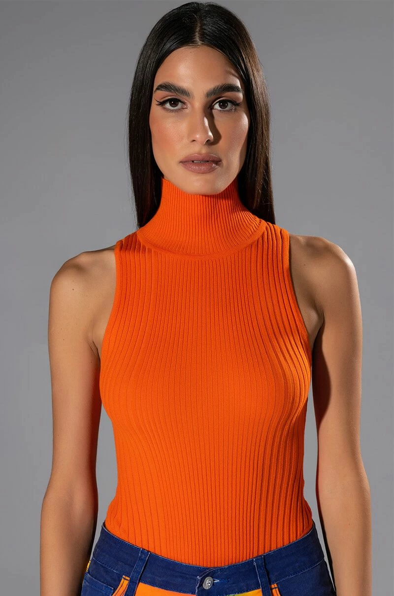 PAXTON SLEEVELESS TURTLENECK RIB BODYSUIT - Image 7