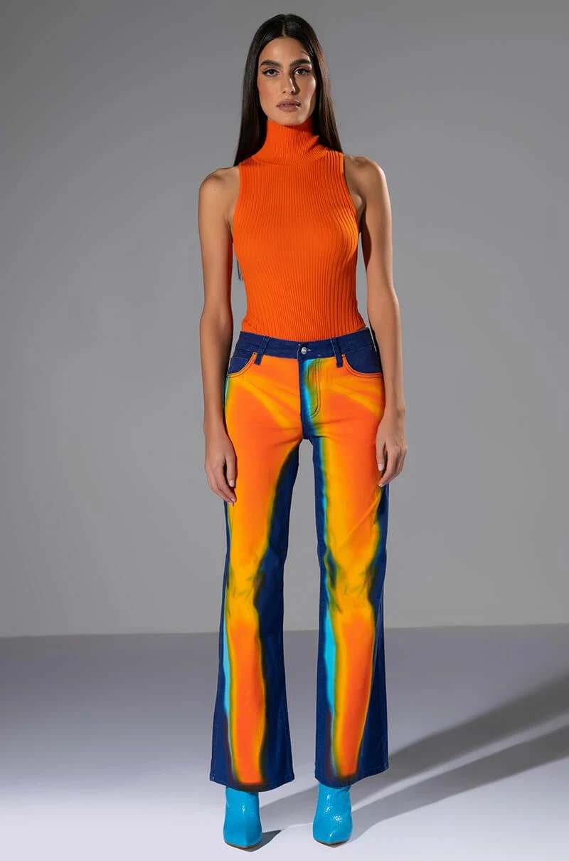 PAXTON SLEEVELESS TURTLENECK RIB BODYSUIT - Image 8