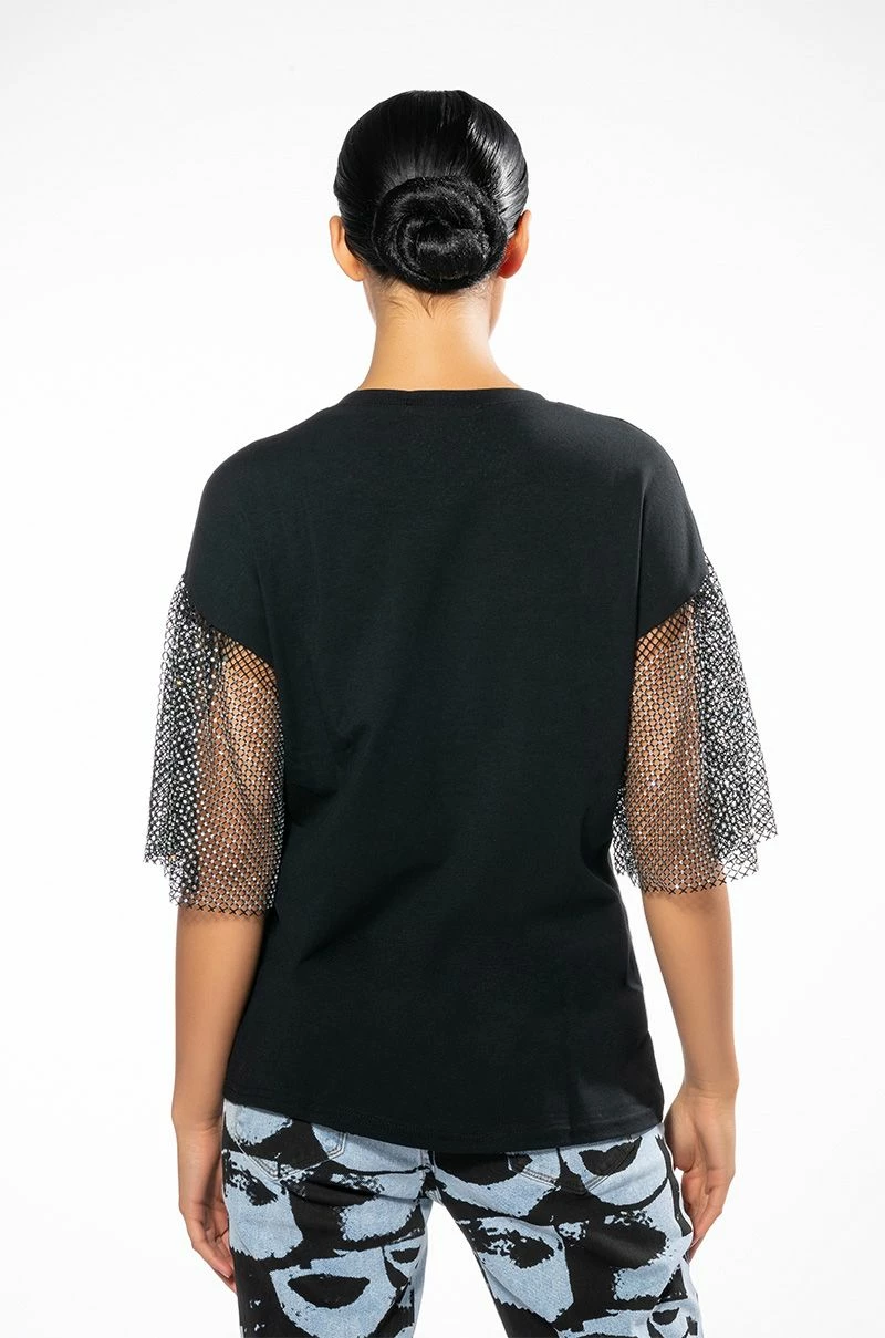 SCRAPBOOK RHINESTONE SLEEVES TSHIRT - Image 5