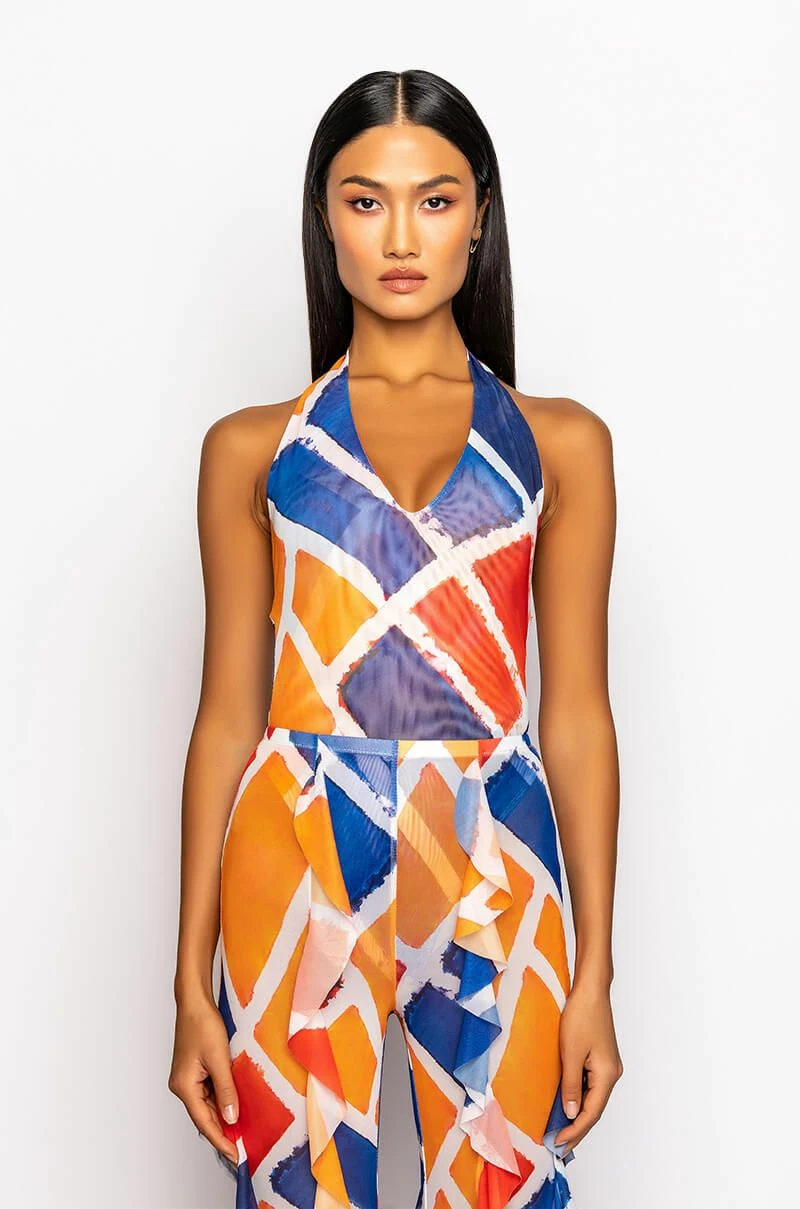 SKYART X AKIRA HALTER TOP MESH BODYSUIT - Image 10