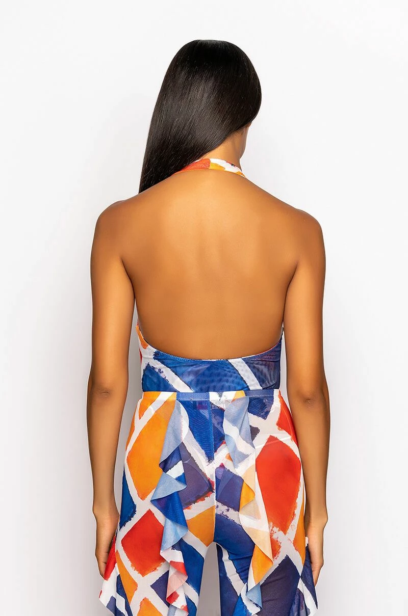 SKYART X AKIRA HALTER TOP MESH BODYSUIT - Image 12
