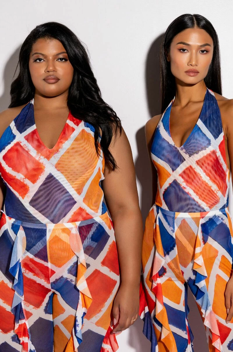 SKYART X AKIRA HALTER TOP MESH BODYSUIT - Image 6