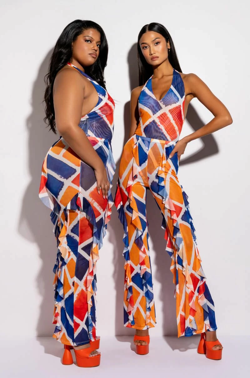 SKYART X AKIRA HALTER TOP MESH BODYSUIT - Image 9