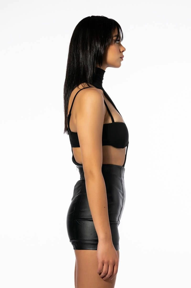 SLY CUTOUT MOCK NECK BODYSUIT - Image 3