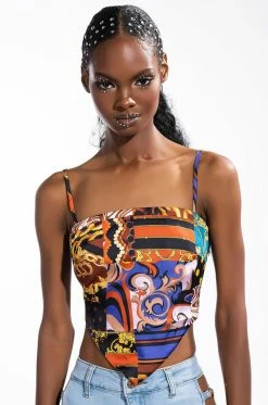 SUMMER LOVE SCARF TIE BACK BLOUSE