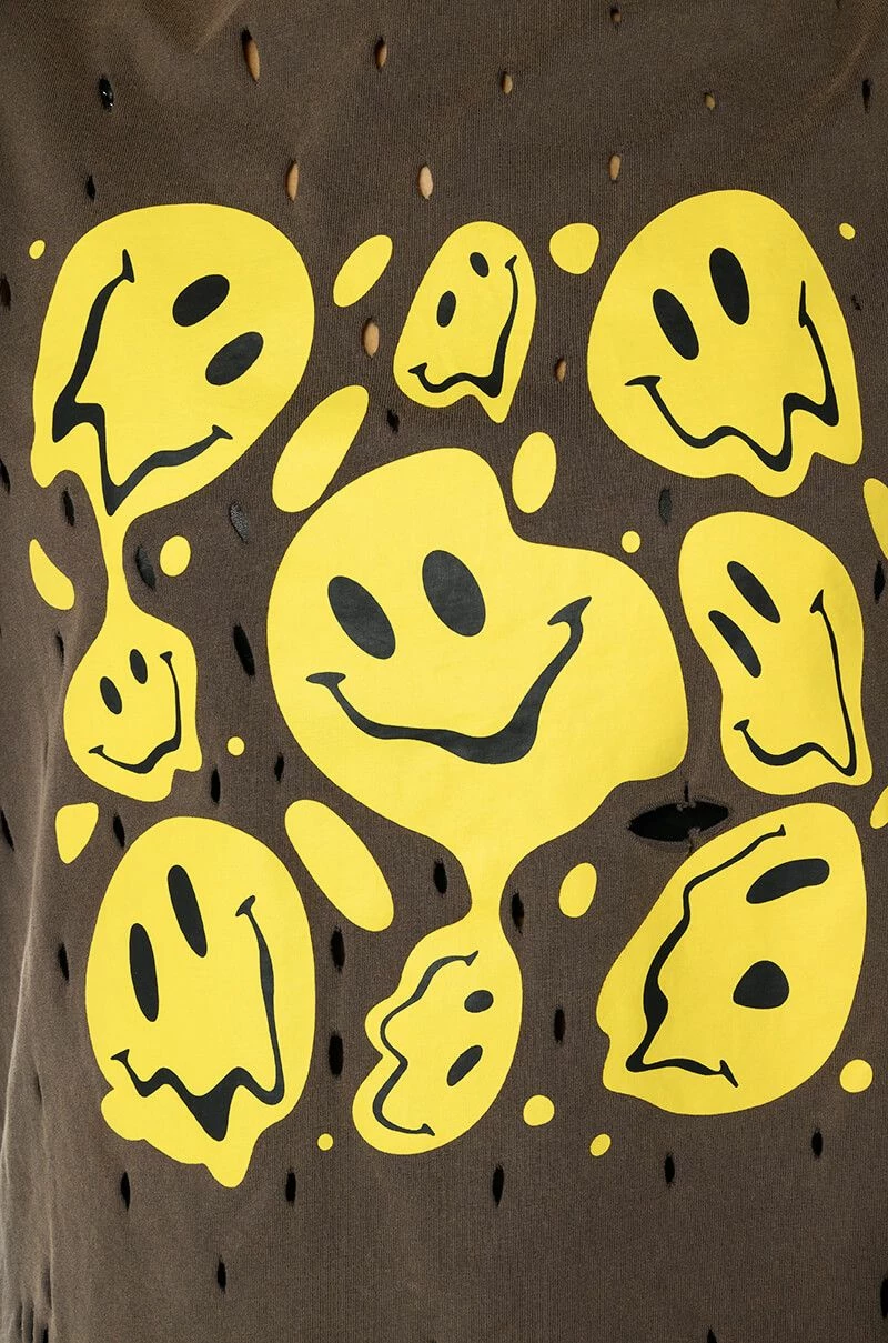 TRIPPY TRIPPY DISTRESSED CREW NECK TSHIRT - Image 5