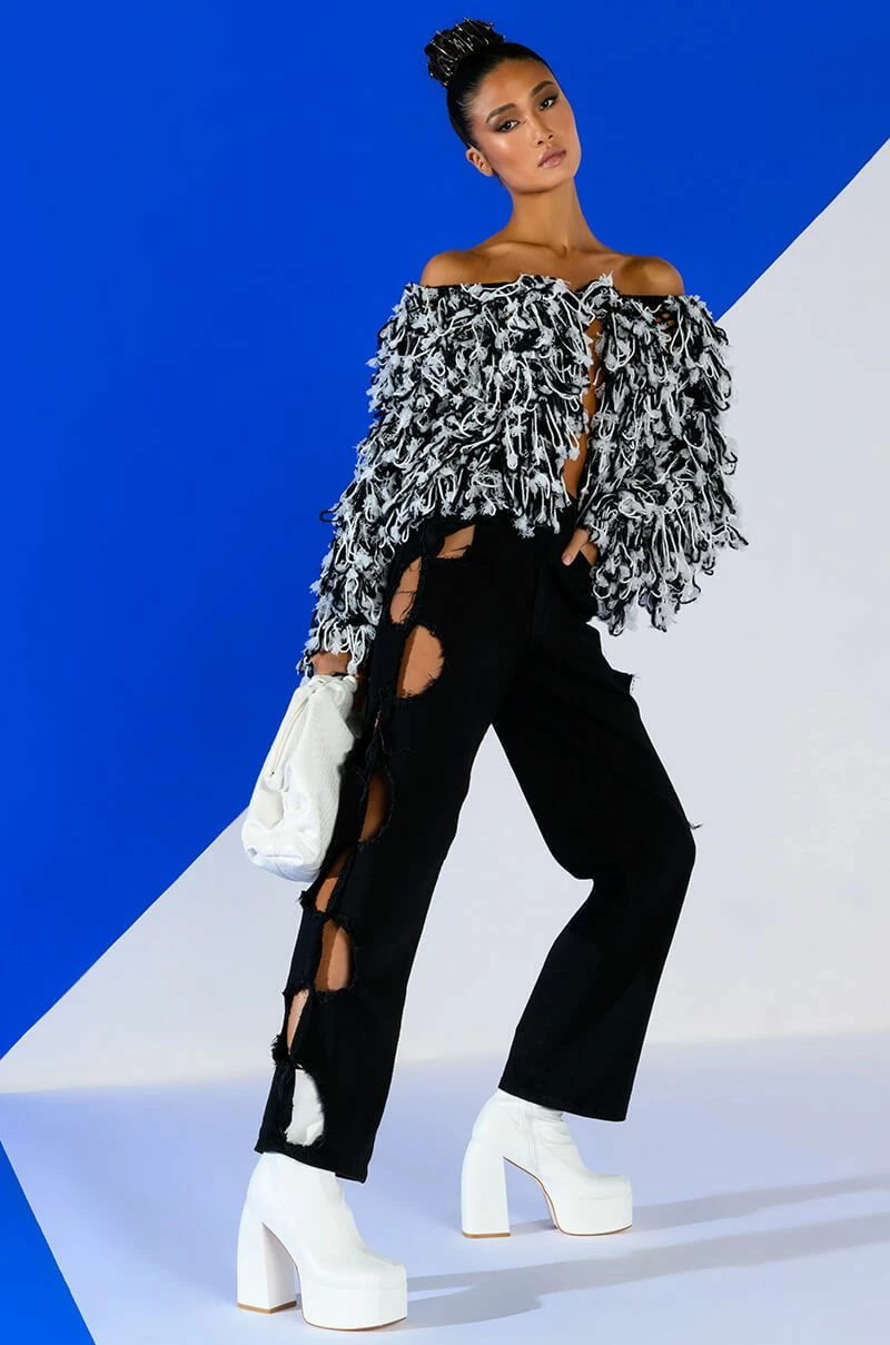 WHITLEY CUT OUT RELAXED FIT JEANS - Image 2