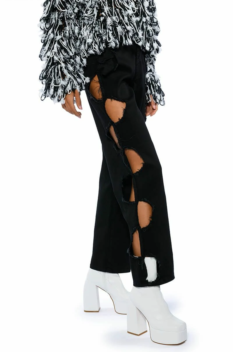 WHITLEY CUT OUT RELAXED FIT JEANS - Image 3