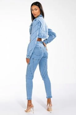 WORTH IT HIGH WAISTED SKINNY JEANS -akira shop worth it high waisted skinny jeans light blue 3 3