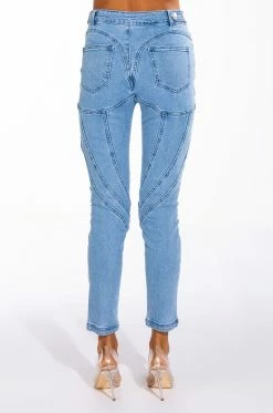 WORTH IT HIGH WAISTED SKINNY JEANS -akira shop worth it high waisted skinny jeans light blue 7 7